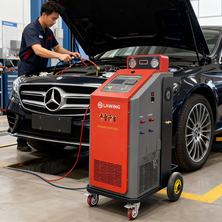 Coolant Flush Machine - جهاز تنظيف وإعادة شحن مكيف السيارة