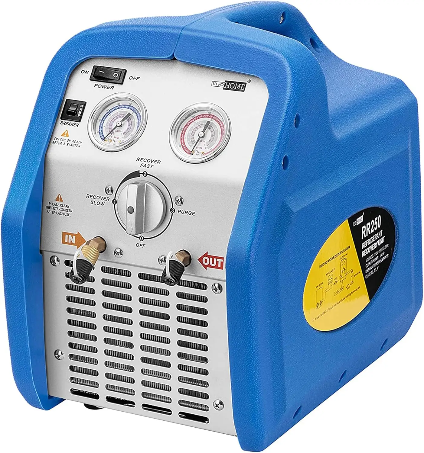 Coolant Flush Machine - جهاز استعادة غاز التبريد المحمول من