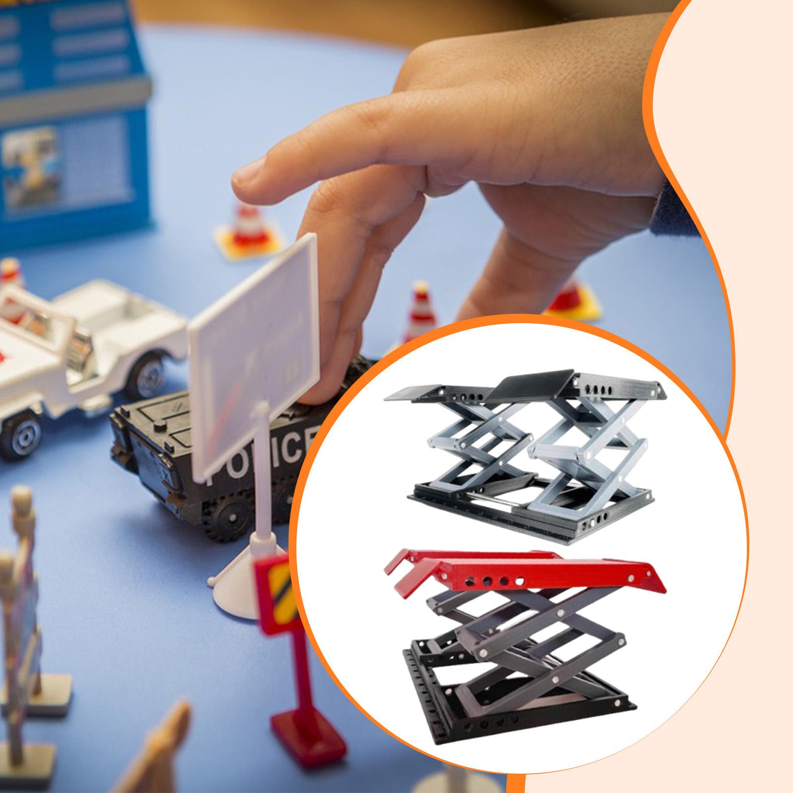Auto Repair Shop Layout - 1/18 رافع السيارة نموذج المقتنيات محاكاة