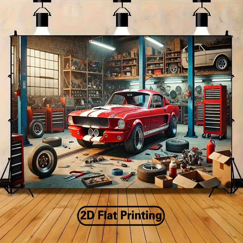 خلفية ورشة سيارات كلاسيكية، مش - مراجعة Auto Repair Shop Background وسعره