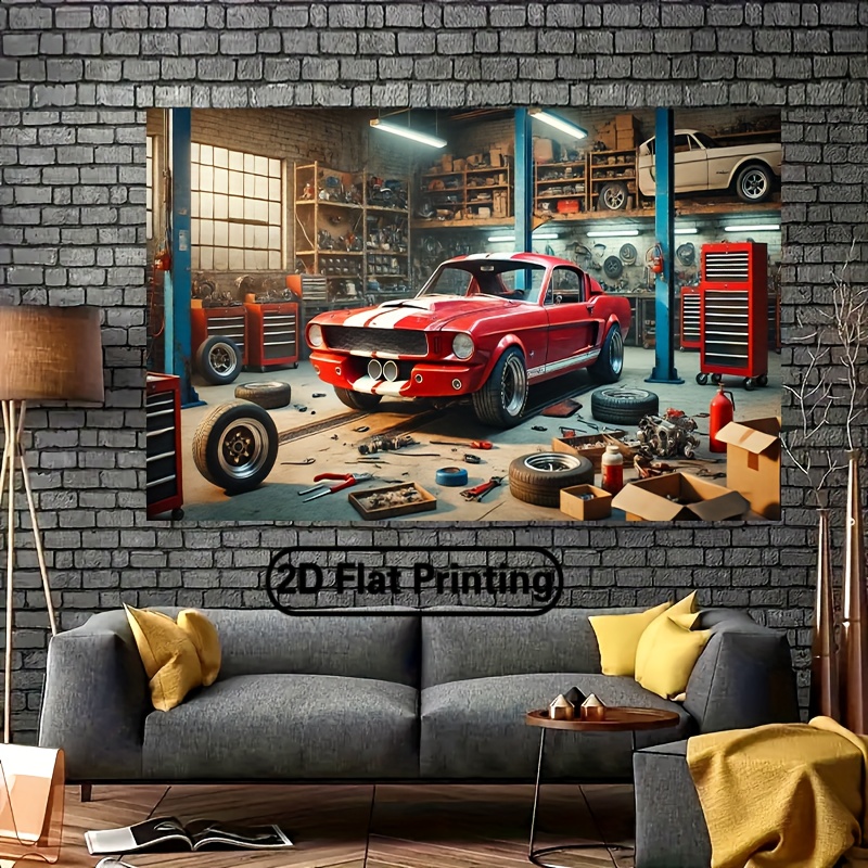 خلفية ورشة سيارات كلاسيكية، مش - مراجعة Auto Repair Shop Background وسعره